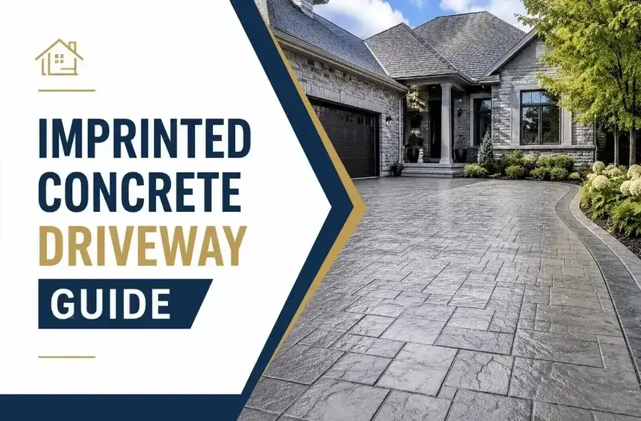What is an Imprinted Concrete Driveway? - Patterns, Costs & Guide