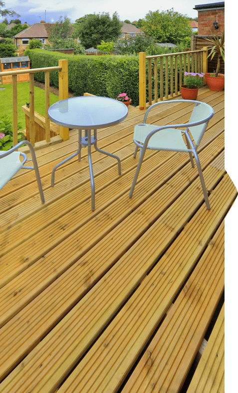 garden decking solutions in Colchester, Essex