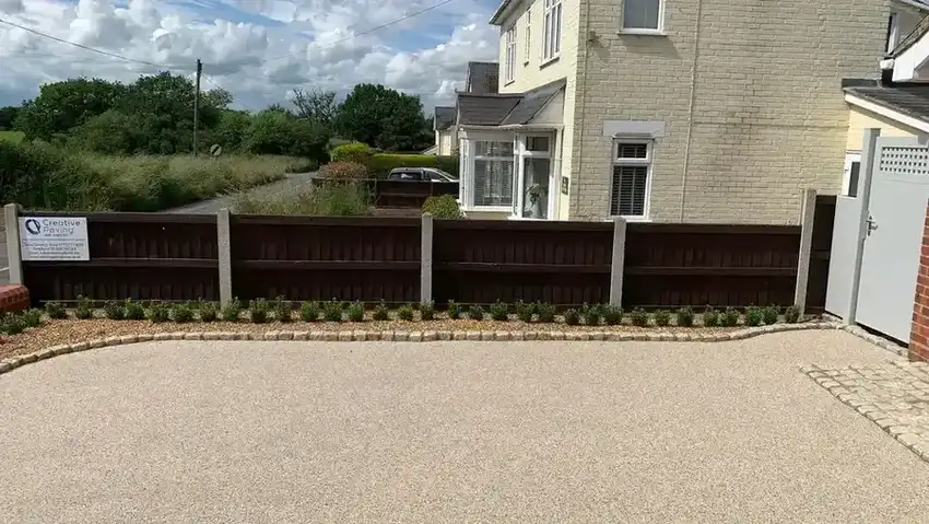 Resin bound driveway in Colchester