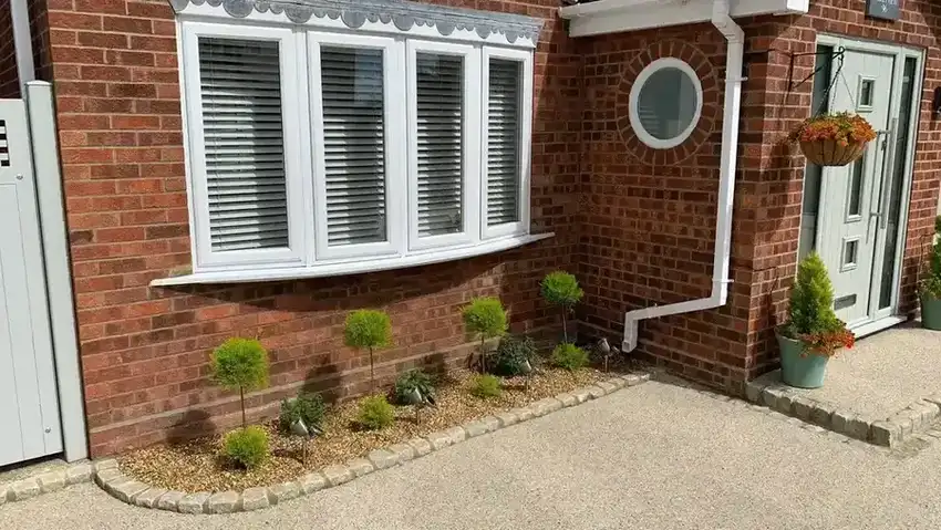 Resin driveway installation in Essex