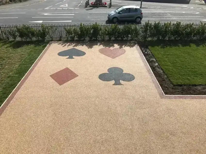 Resin driveway in Colchester