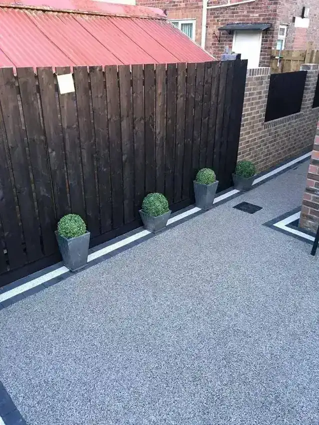 Resin driveway project in Essex