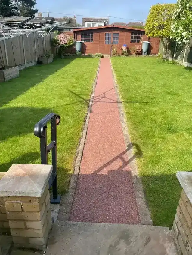 Resin bound surface installation