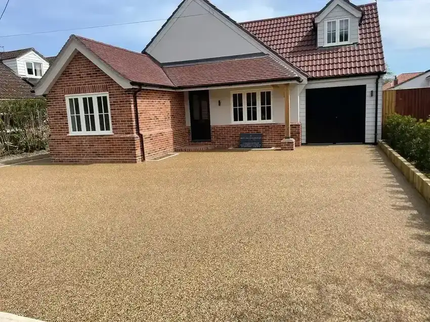 Resin bound driveway project, Essex