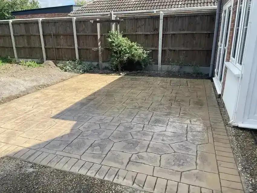 Imprinted concrete in Braintree